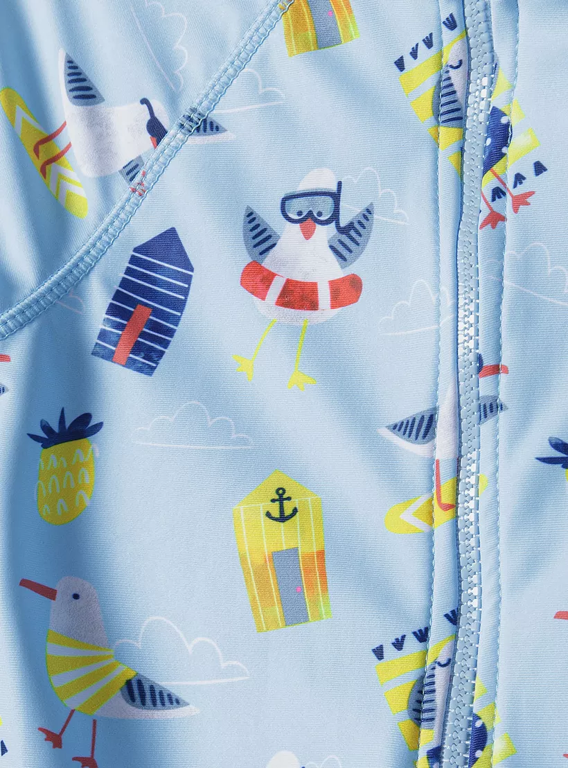 Minoti All-In-One Rash Printed Swimsuit-4