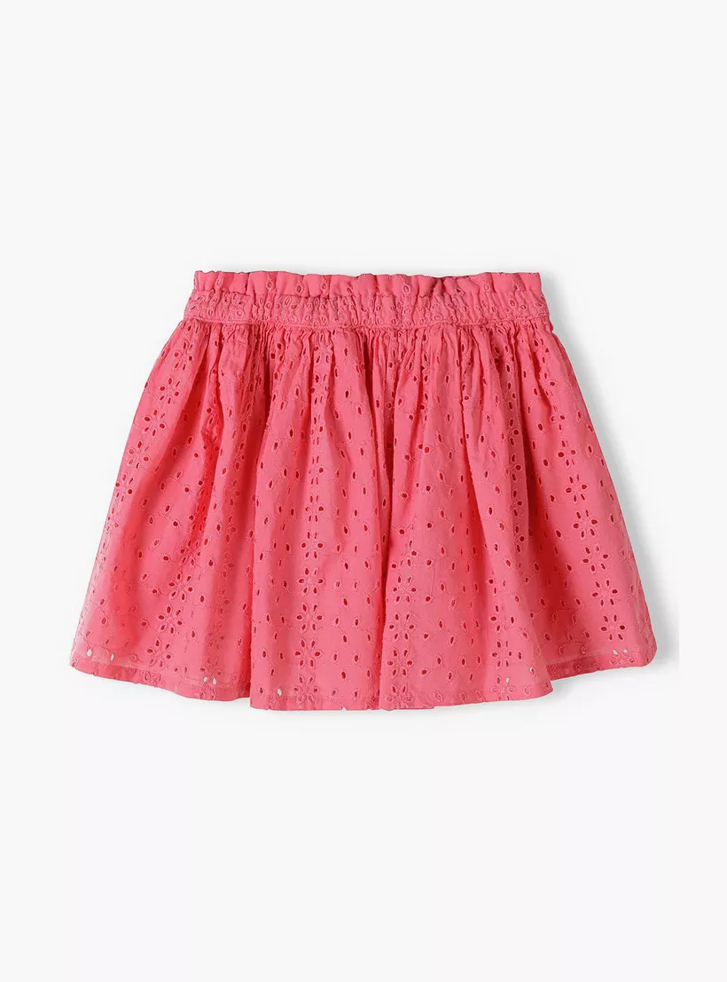 Minoti Embroidered Elasticated Skirt-2
