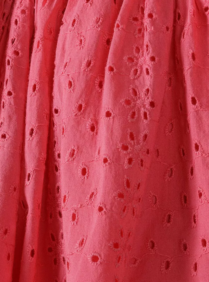 Minoti Embroidered Elasticated Skirt-3