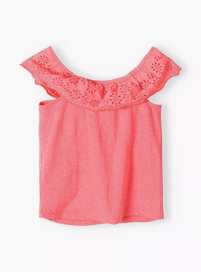 Minoti Embroidered Sleeveless T-Shirt-2