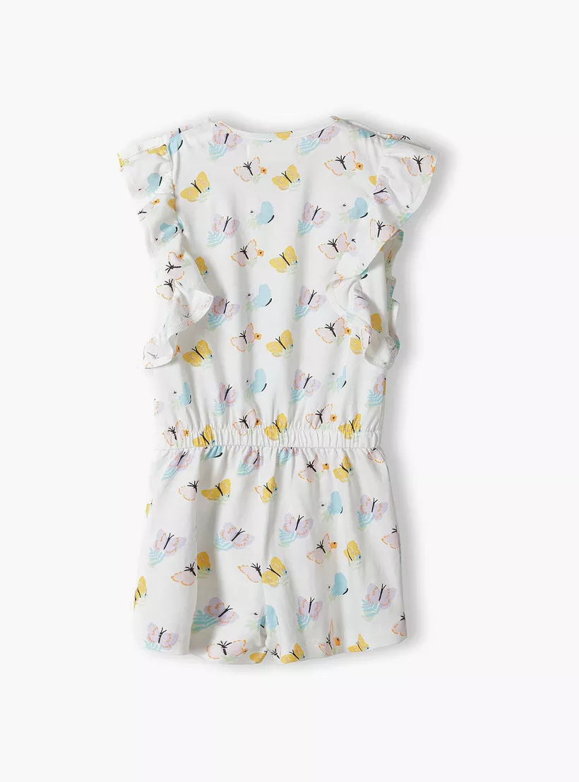 Minoti Printed Cap Sleeves Playsuit -2