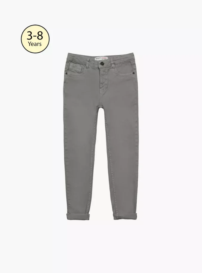 Minoti Solid Classic Twill Pants-1