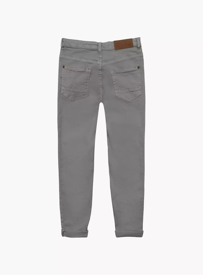 Minoti Solid Classic Twill Pants-2