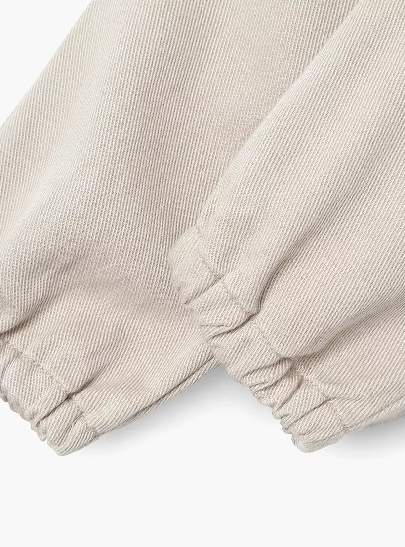 Name It Solid Joggers with Button Closure and Pockets-3