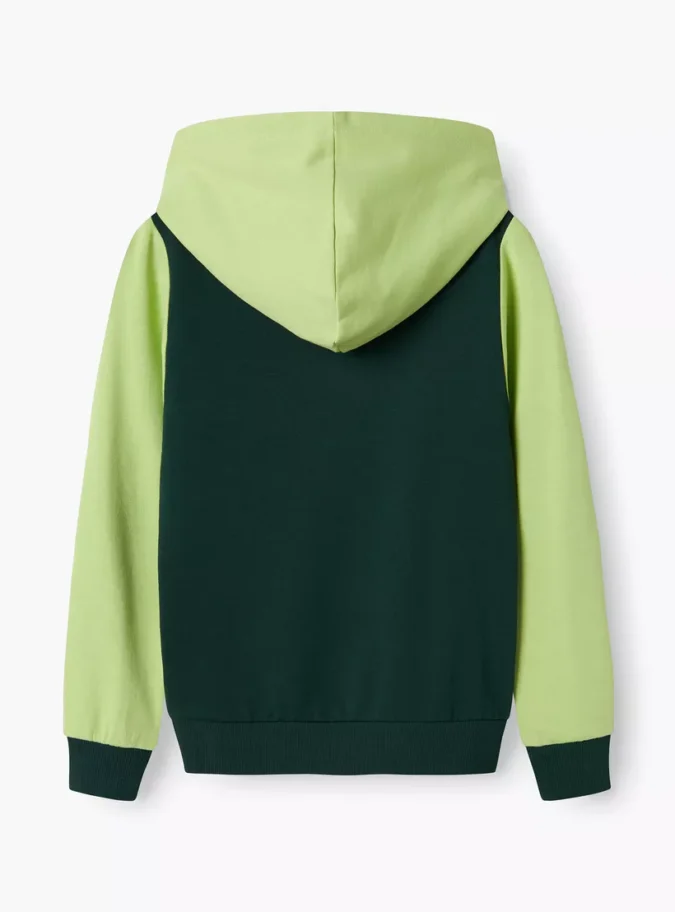 Name It Typographic Print Hoodie with Long Sleeves4