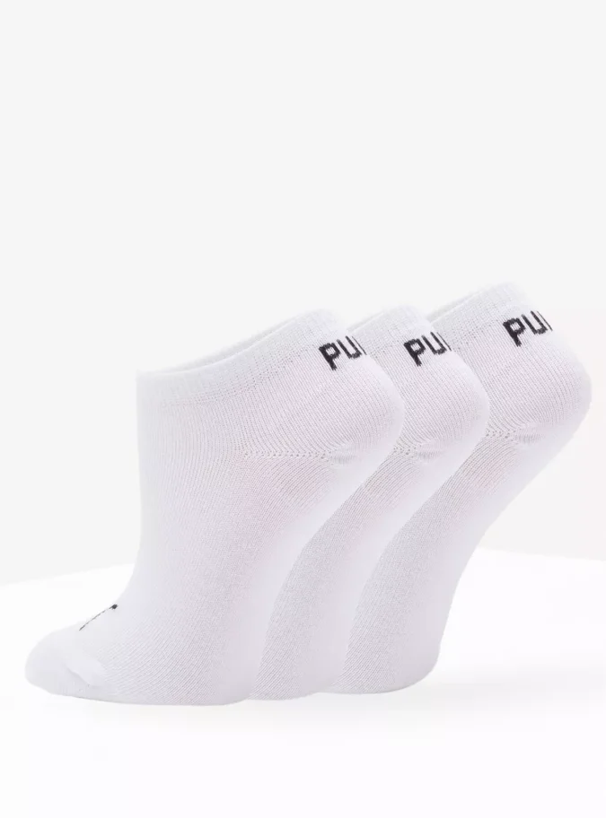 Puma Kids' Logo Print Invisible Sports Socks - Set of 3-2