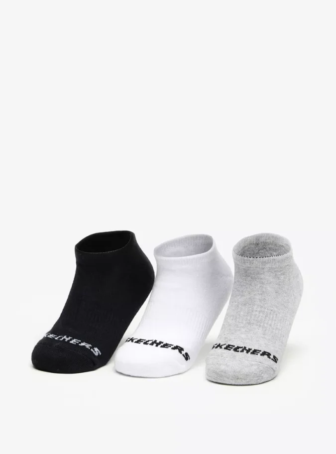 Skechers Unisex Non-Terry No Show Sports Socks-1
