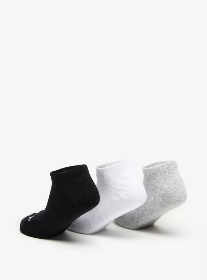 Skechers Unisex Non-Terry No Show Sports Socks-3