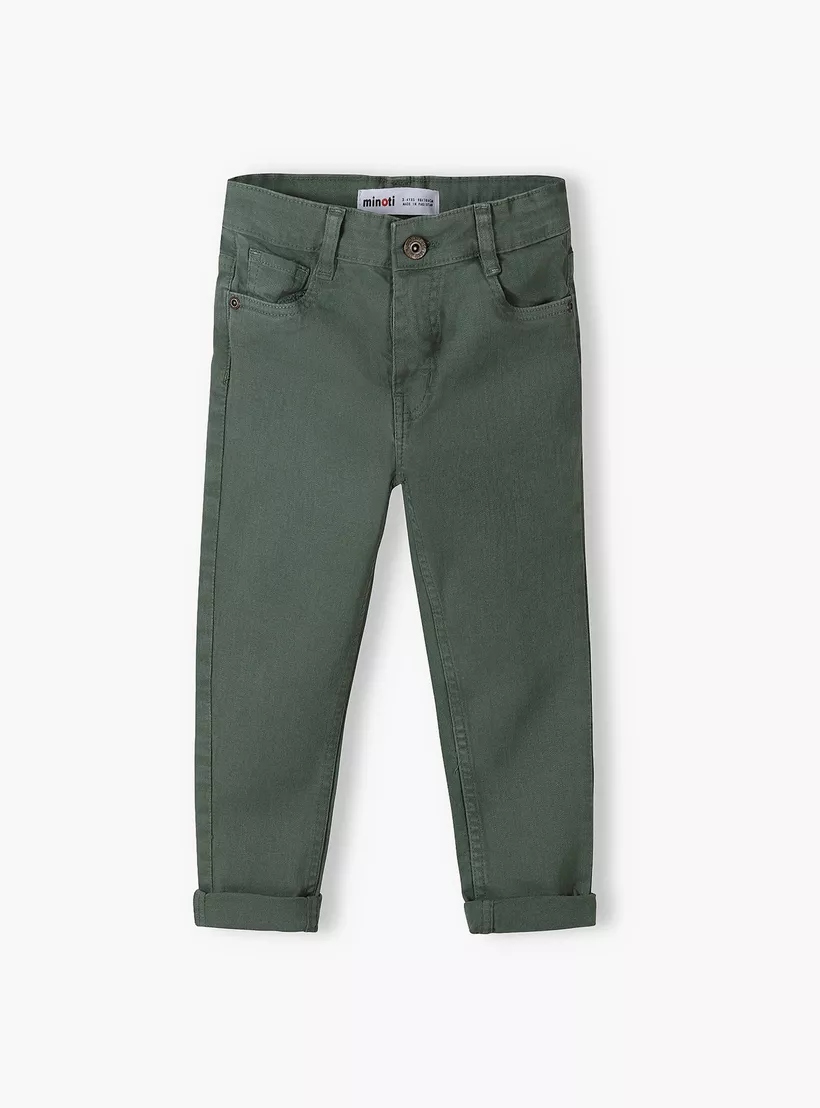 Solid Comfort Fit Dyed Jeans-2