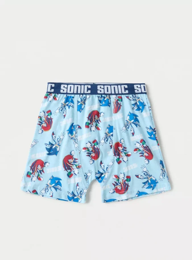Sonic the Hedgehog Print Boxer Briefs - Set of 3-4