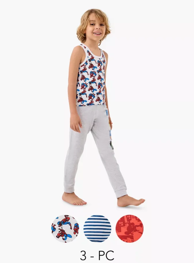 Spider-Man All-Over Print Vest - Set of 3-1