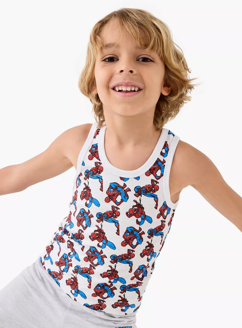 Spider-Man All-Over Print Vest - Set of 3-2