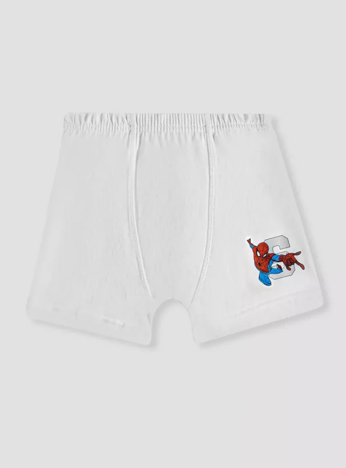 Spider-Man Print Boxers with Elasticated Waistband - Set of 3-2