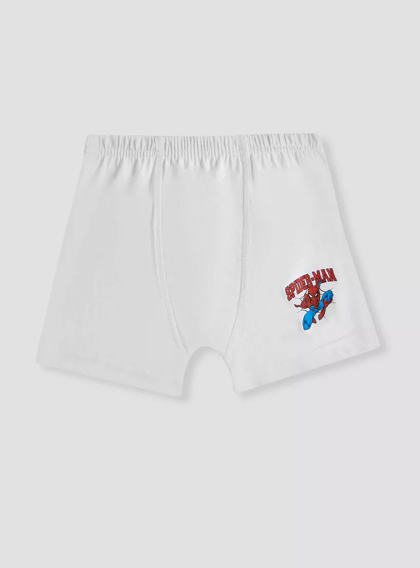 Spider-Man Print Boxers with Elasticated Waistband - Set of 3-3