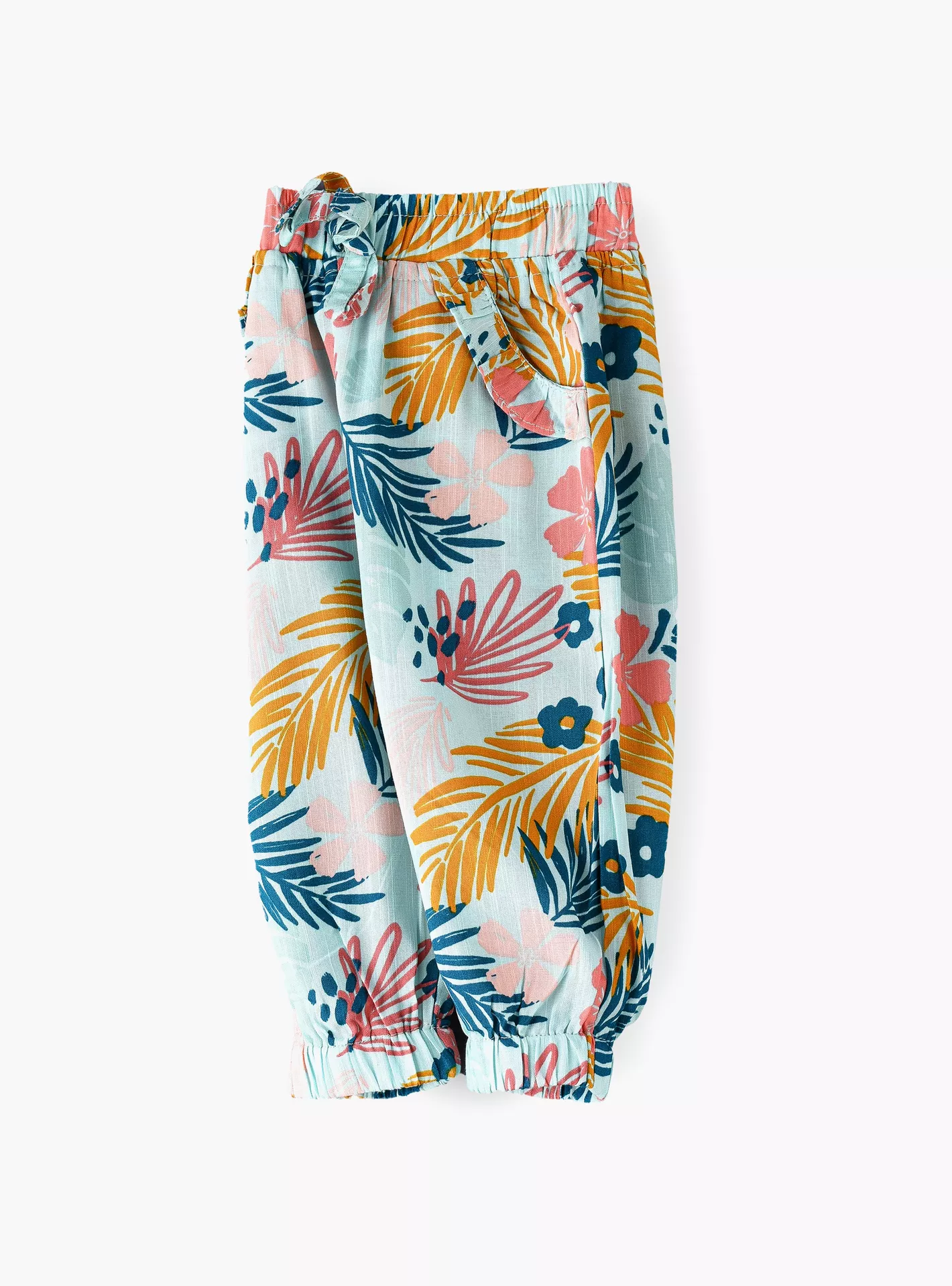 UniqKidz Floral Printed Elasticated Pants-3