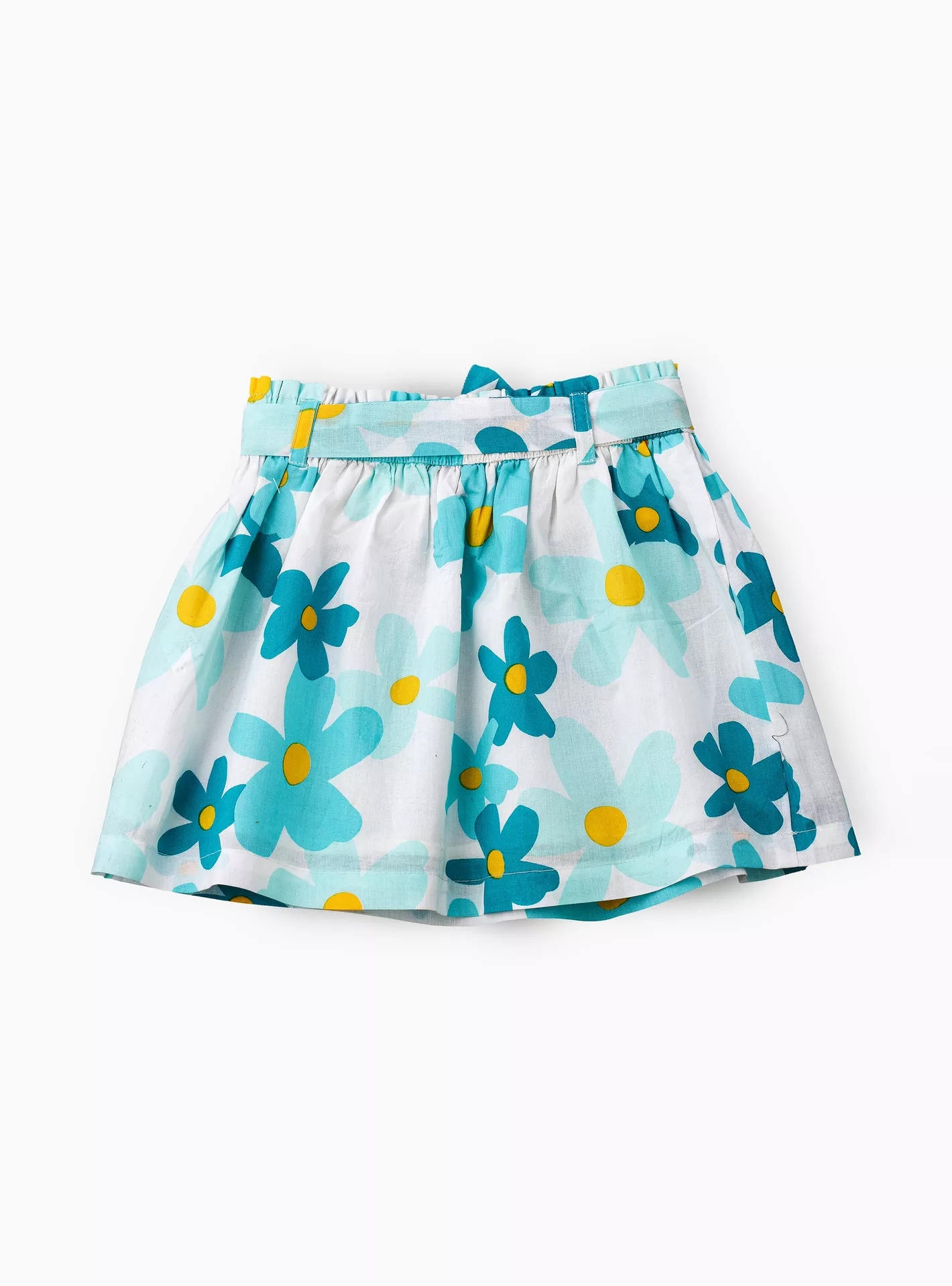 UniqKidz Floral Printed Elasticated Skirt with Belt-3