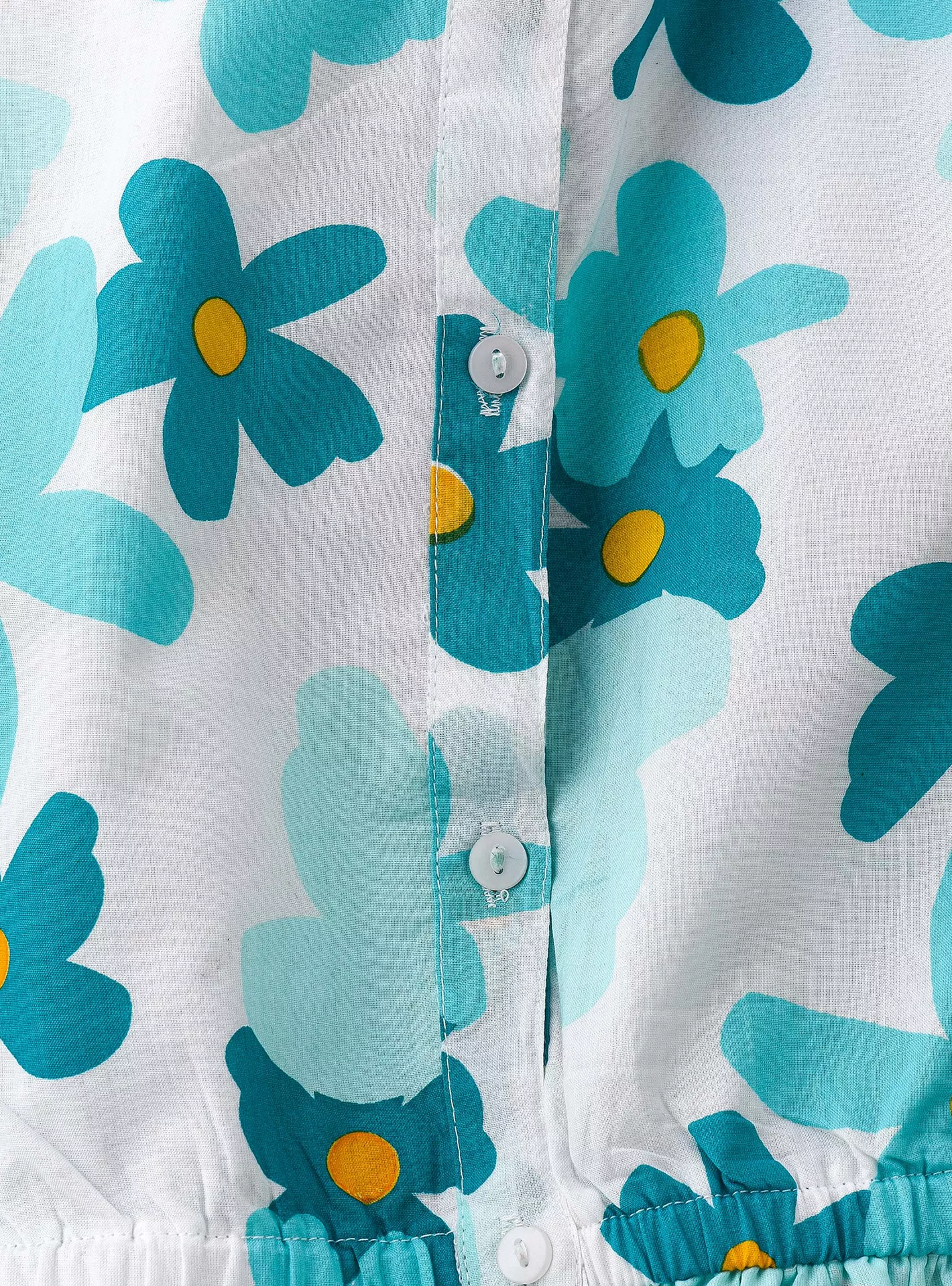 UniqKidz Floral Printed Sleeveless Playsuit-3