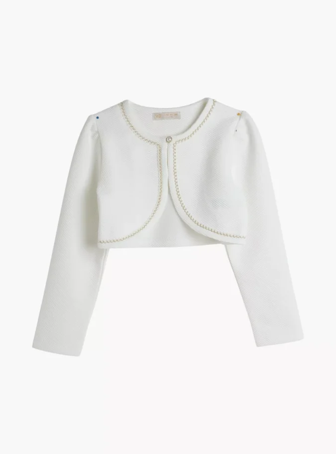 Victor and Jane Embroidered Long Sleeves Cardigan-2