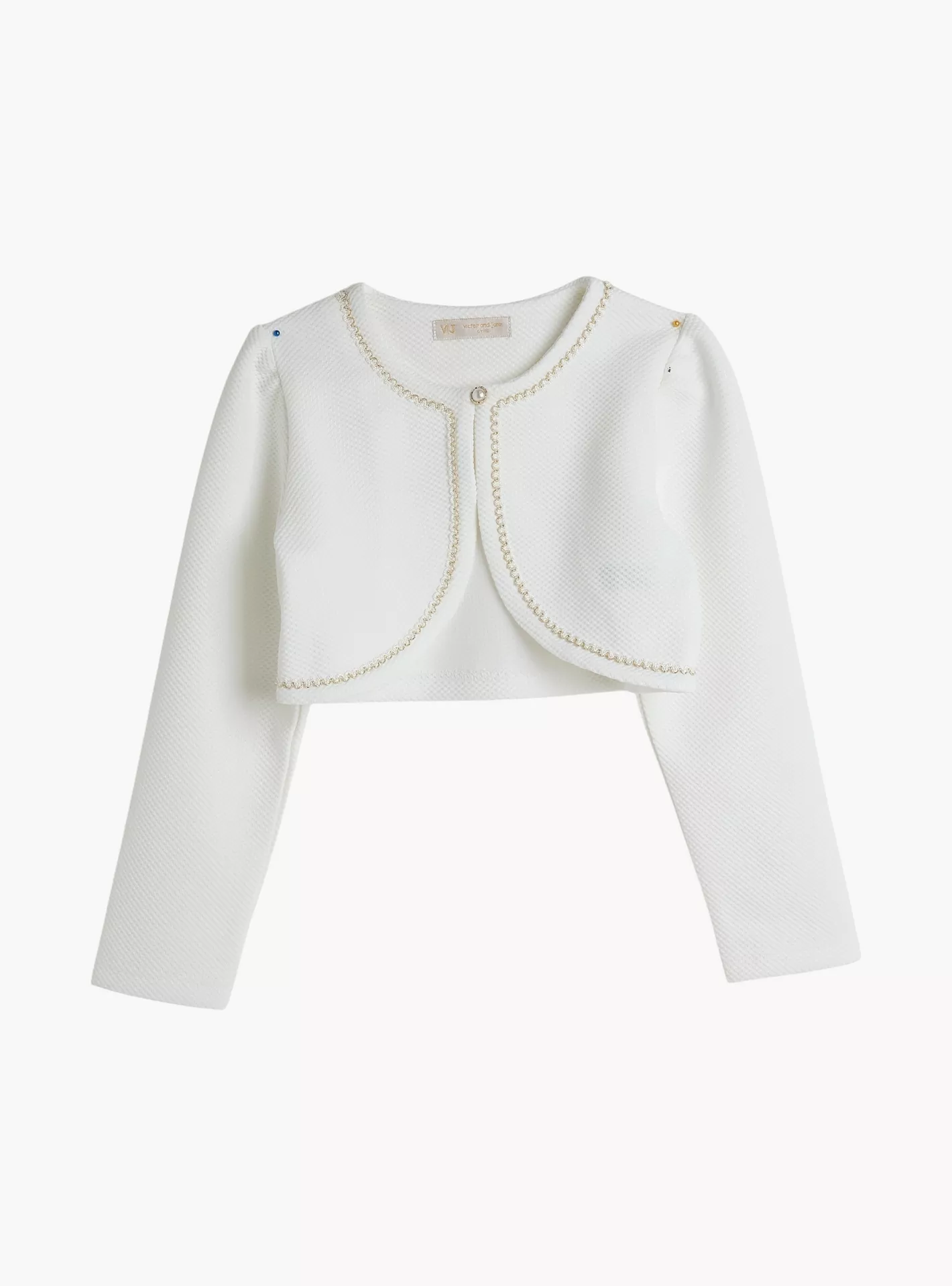 Victor and Jane Embroidered Long Sleeves Cardigan-2