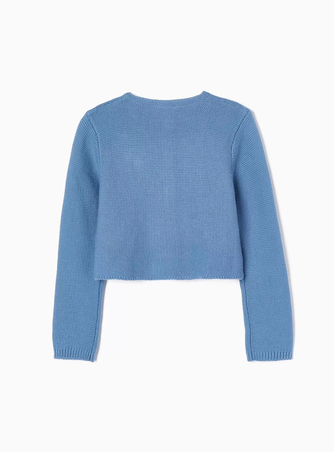 Zippy Floral Embroidred Round Neck Cardigan-3