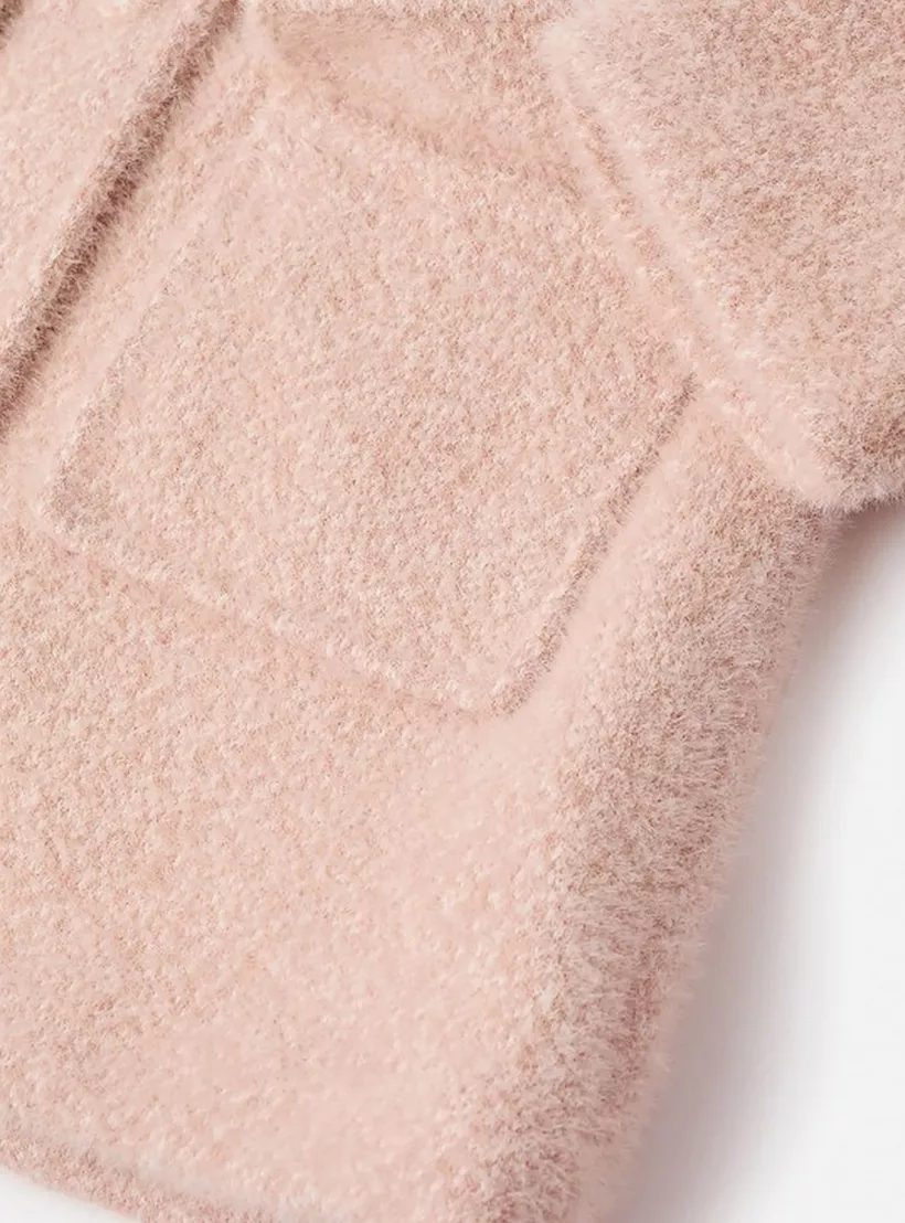 Zippy Solid Long Sleeves Jacket-4