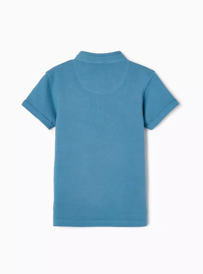 Zippy Solid Short Sleeves Polo T-Shirt-2