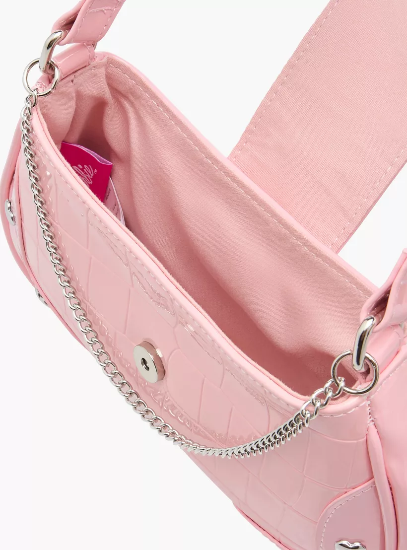 Barbie Accent Shoulder Bag with Chain Strap-3