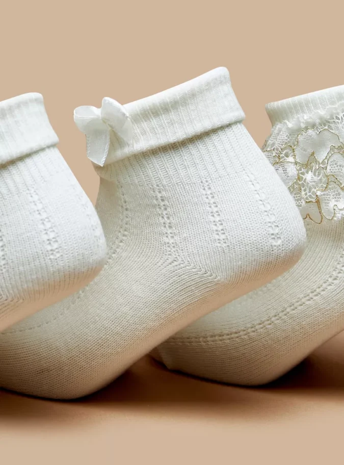 Barefeet Assorted Ankle Length Socks - Set of 3-2