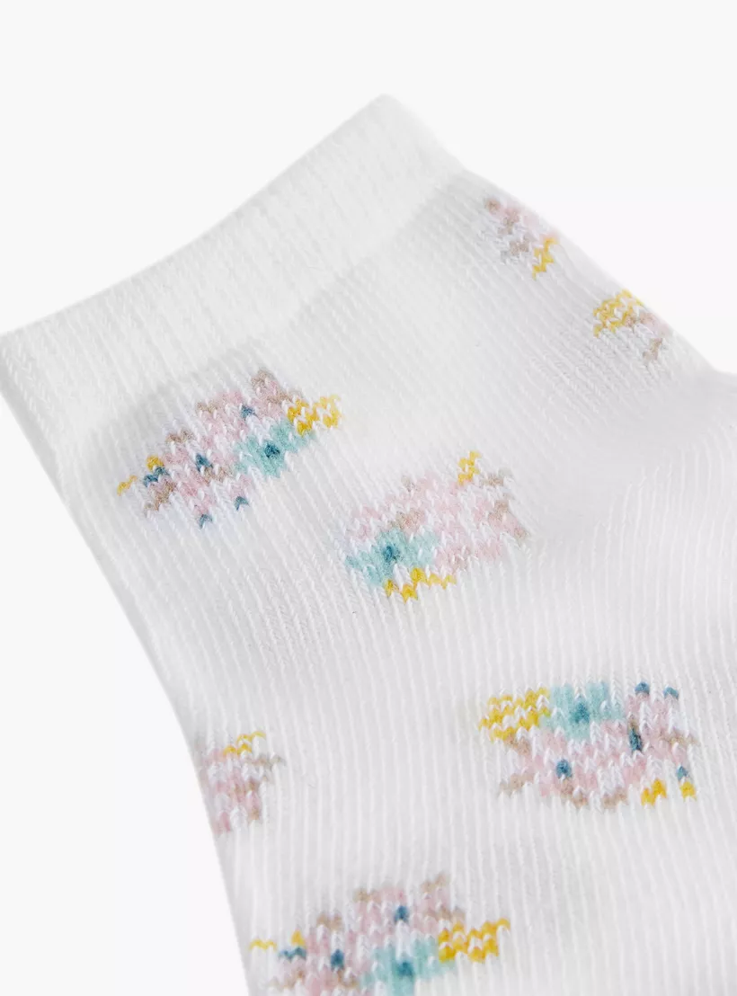 Barefeet Assorted Ankle Length Socks - Set of 5-2
