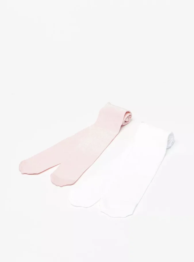 Barefeet Solid Tights - Set of 2-1