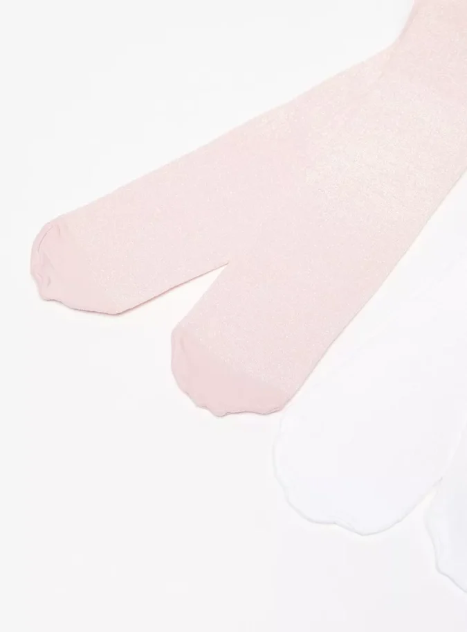 Barefeet Solid Tights - Set of 2-4