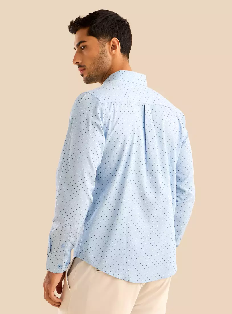 Button-Down Dobby Shirt-2