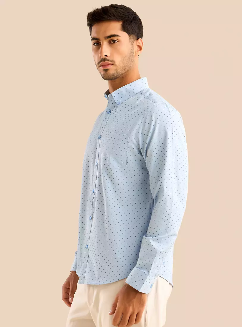Button-Down Dobby Shirt-4