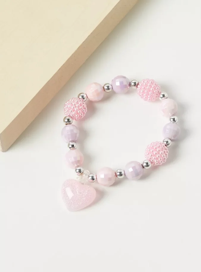 Charmz Bead Embellished Necklace and Bracelet Set-3