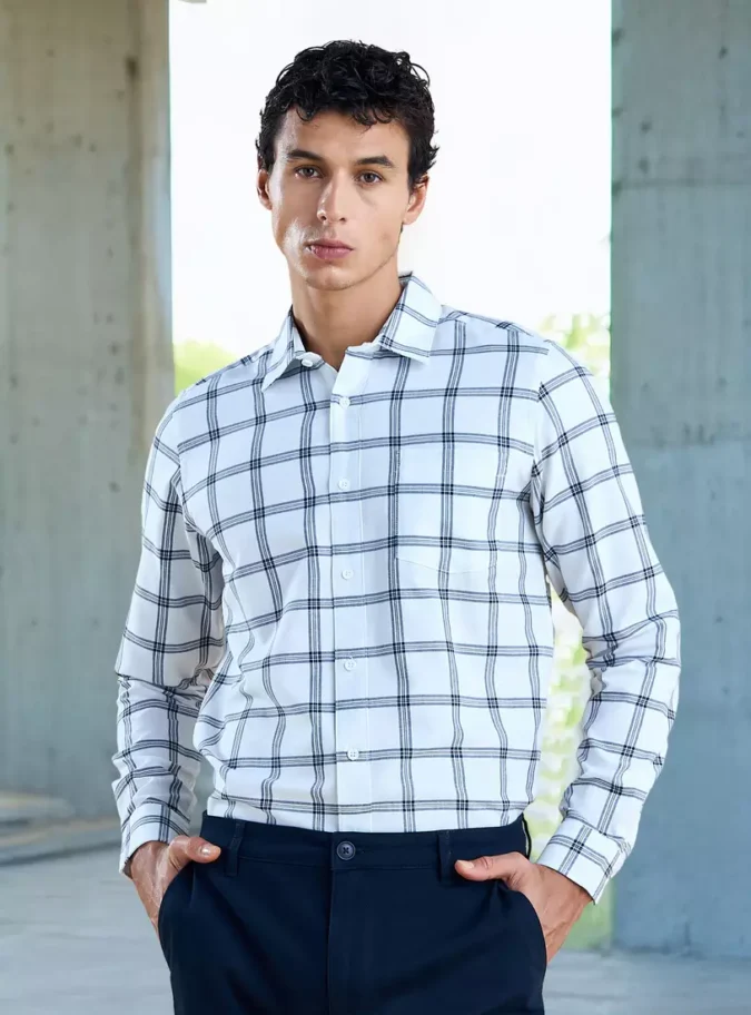 Checked Oxford Shirt-1