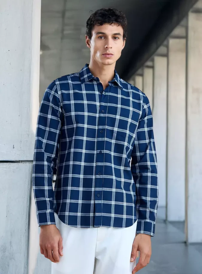 Checked Oxford Shirt-1