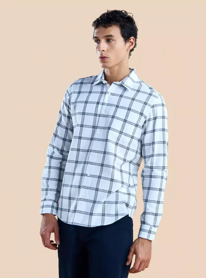 Checked Oxford Shirt-4