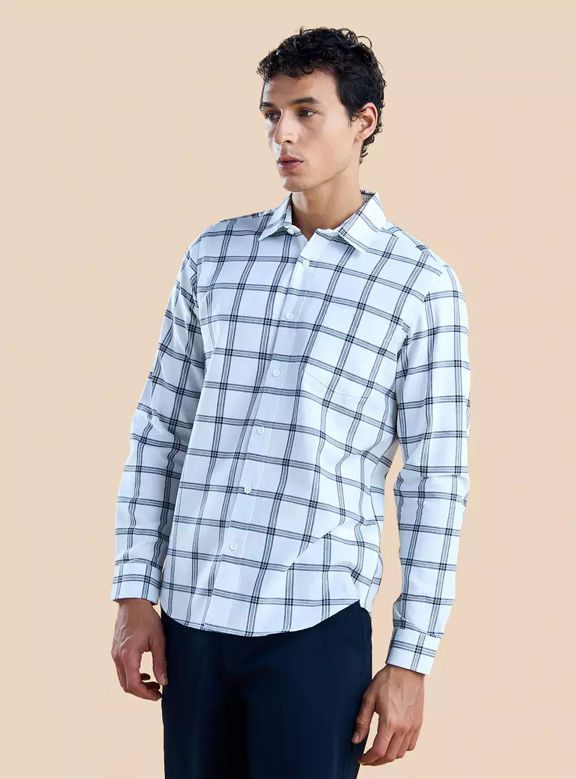 Checked Oxford Shirt-4