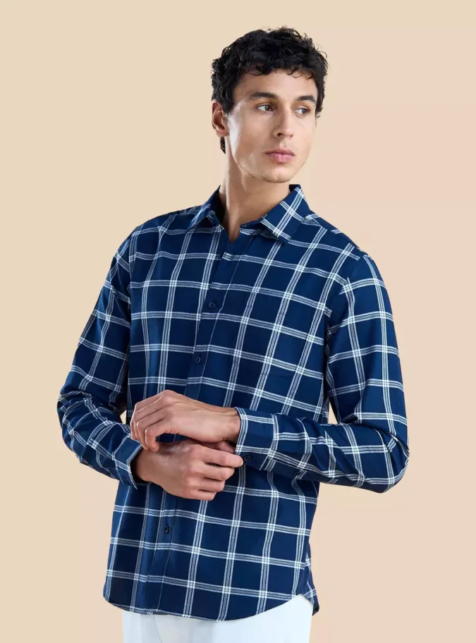 Checked Oxford Shirt-4