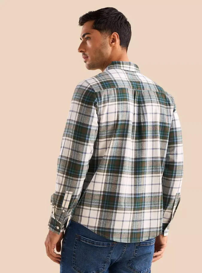Checked Slim Fit Shirt -2
