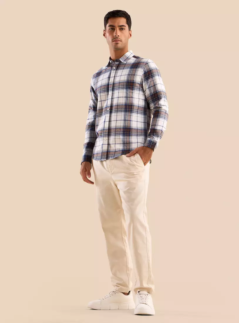 Checked Slim Fit Shirt -4