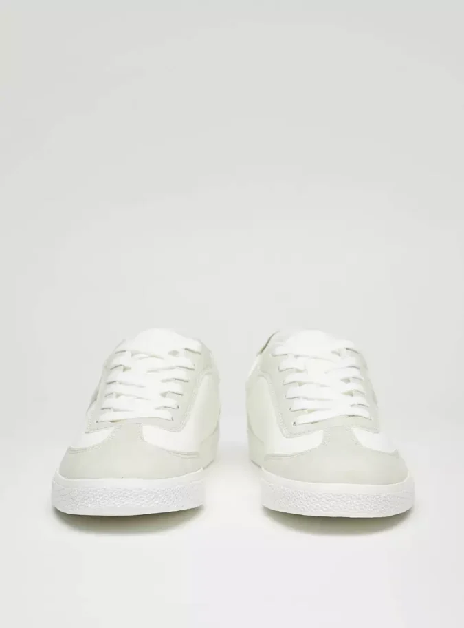 Colourblock Lace-Up Sports Shoes-4