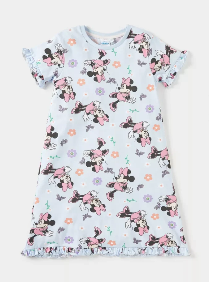 Disney Minnie Mouse Print Night Dress - Set of 2-2
