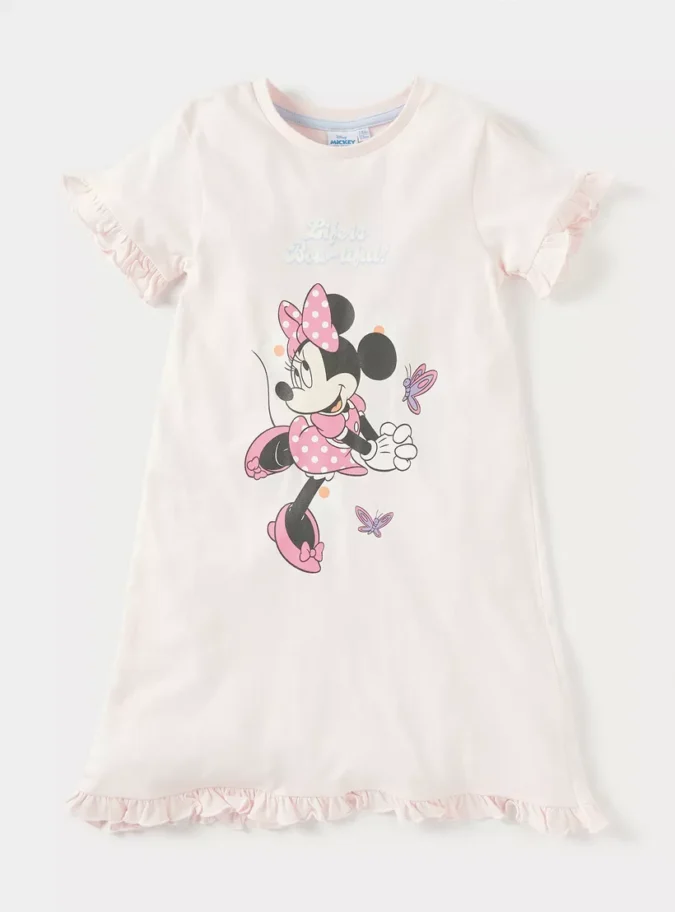 Disney Minnie Mouse Print Night Dress - Set of 2-3
