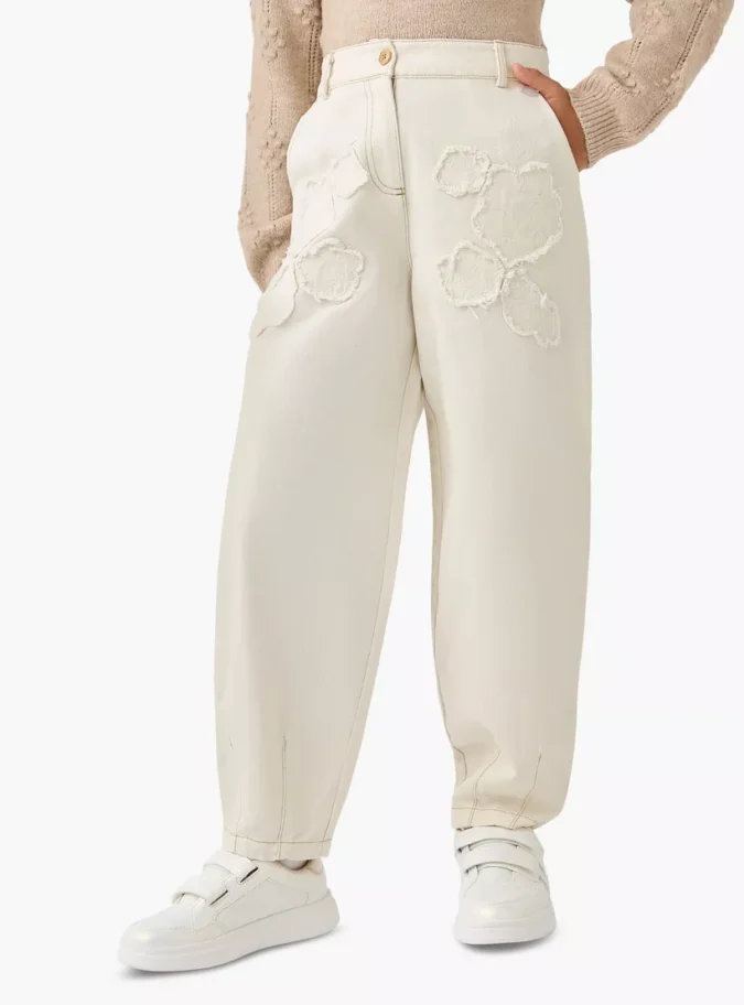 Eligo Embroidered Pants with Pockets-1