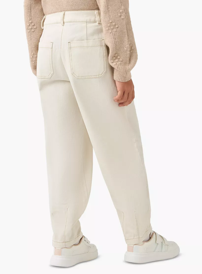 Eligo Embroidered Pants with Pockets-2