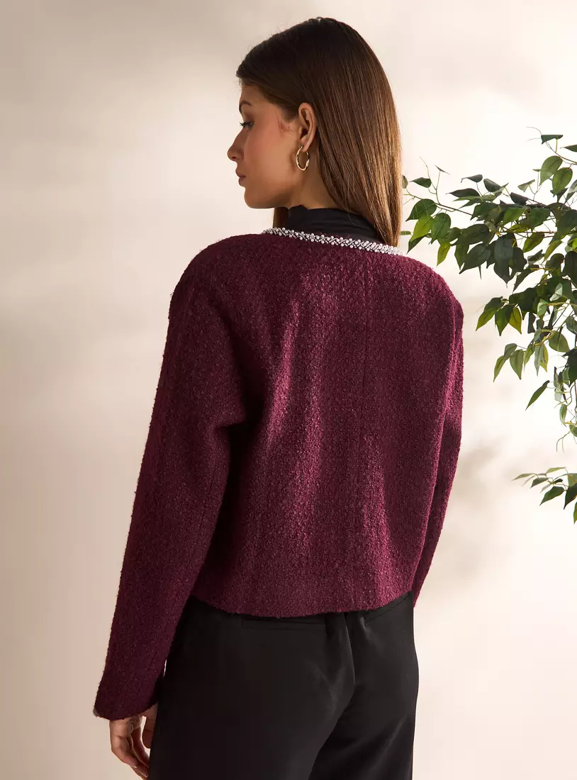 Embellished Crop Jacket-2