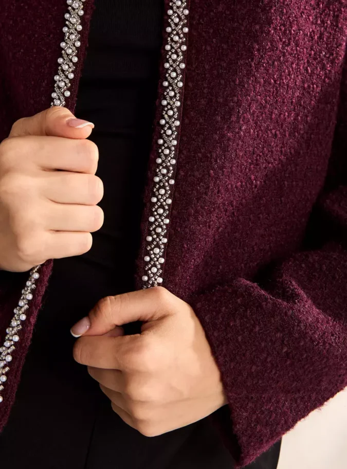 Embellished Crop Jacket-3