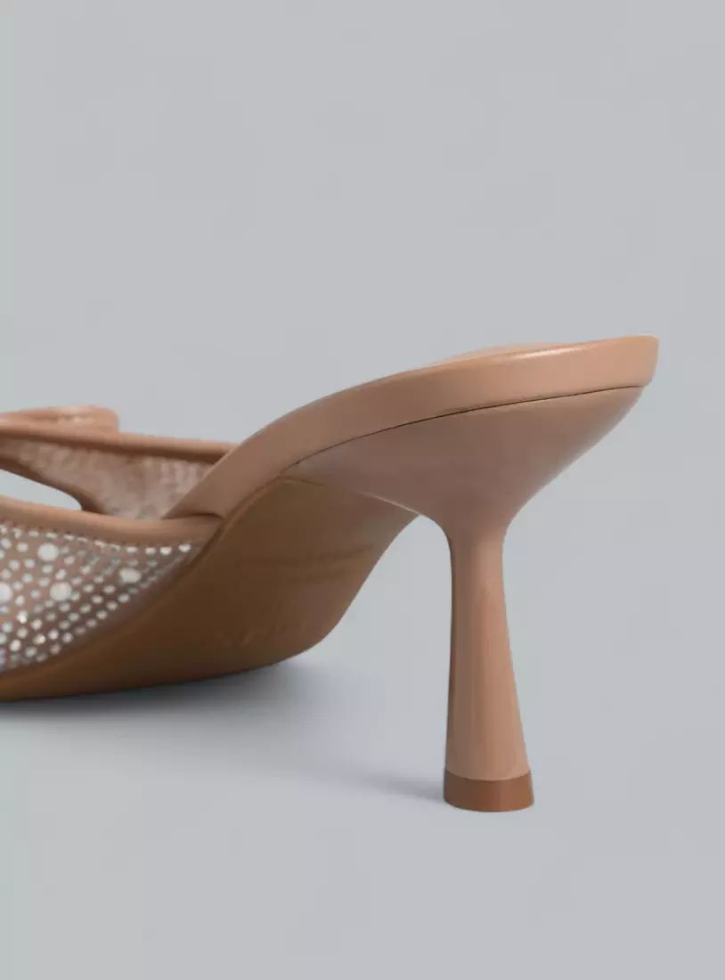 Embellished Stiletto Heel Sandals-4