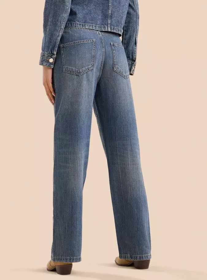 Embellished Straight Fit Jeans-3